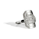 Min måte mini semi pavé ring i diamanter/sølv