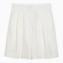 Margaux Lönnberg weiße Wolle Mischung Stuart Bermuda Shorts
