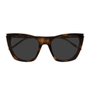 Saint Laurent Sunglasses Sl 214 Kate Thin 003 Brown/Dark Gray Women
