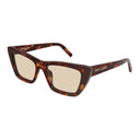 Saint Laurent Lunettes de soleil Sl 276 Mica 064 New Wave Marron/Marron Femme