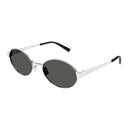 Saint Laurent Lunettes de soleil Sl 692 001 Argent/Gris Unisexe