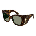 Saint Laurent Sunglasses Sl M119 Blaze 002 Havana/Green Women