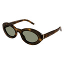 Saint Laurent Sunglasses Sl M136 002 Brown/Green Women