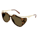 Saint Laurent Sunglasses Sl M137/F Amelia 002 Gold/Brown Women