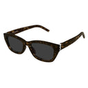 Saint Laurent Sunglasses Sl M153 002 Dark Brown/Grey Women