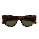 Saint Laurent Sunglasses Sl M94 003 Brown/Green Women