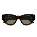 Saint Laurent Sunglasses Sl M94 008 Brown/Dark Green Women