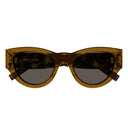 Saint Laurent Sunglasses Sl M94 011 Brown/Dark Brown Women