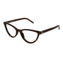 Saint Laurent Eyeglasses Sl M138 002 Brown/Transparent Women