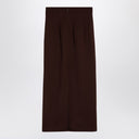 La falda de chocolate hot de Andamane Shelby Maxi en lana