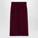 La gonna midi di lana borgunca di Andamane Stephanie Burgundy