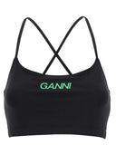 Ganni Logo Sports Top