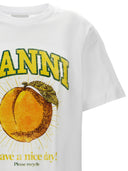 Ganni 'Peach' T Shirt