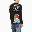 Marine Serre Black Patchwork Effect T Shirt