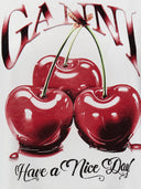 Ganni 'Cherry' T Shirt