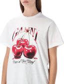 Ganni T Shirts And Polos White