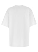 Maglietta da ricamo a rhinestone ganni