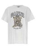Ganni 'Leopard' T Shirt