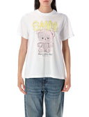 Ganni T Shirts And Polos White