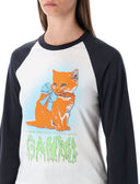 Ganni T -Shirts und Polos weiß