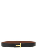Tom Ford logo spenne reversibelt belte