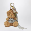 Hibourama Teddy Mix Charm avec cristaux argentés