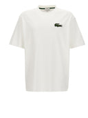 Camiseta de parche de logotipo de lacoste