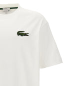Camiseta de parche de logotipo de lacoste