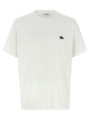 Camiseta de parche de logotipo de lacoste