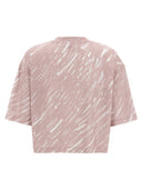 Marni Logo Print Cropped T Shirt