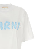 Maglietta da stampa del logo Marni