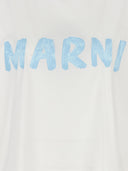 Maglietta da stampa del logo Marni