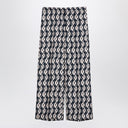 Max Mara Timeless All Over Printed Silk Trousers