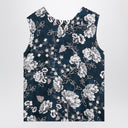 Max Mara Timeless Blue Sleeveless Blue Top