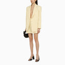 I pantaloncini rina in lino giallo chiaro Andamane