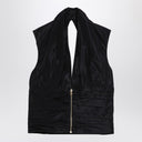 Patou Black Zipped Waistcoat