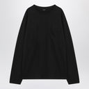 Lemaire Black Cotton Linen Jumper