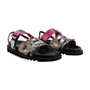 Aj1018 Sandals Toga Pulla Black Leather