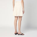 Patou Ivory Bermuda Shorts In Cotton