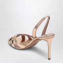 Aquazzura Tati 85 Rose Gold Sandal