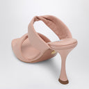 Aquazzura High Heeled Twist Pink Leather