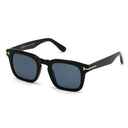 Tom Ford Sunglasses Ft0751 01 V Dax Black/Blue Unisex Polarized