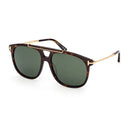 Tom Ford Sunglasses Ft1306 52 N Sam Brown/Green Unisex