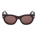 Tom Ford Sunglasses Ft1315 52 E Marine Brown/Brown Women