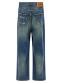 Vetements 'Blue Distressed Baggy' Jeans