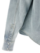 Camicia da ricamo logo Vetements