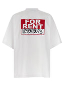 Vetements 'til leje' T -shirt