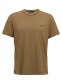 T-shirt de broderie de logo Zegna
