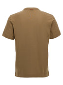 T-shirt de broderie de logo Zegna