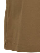 T-shirt de broderie de logo Zegna